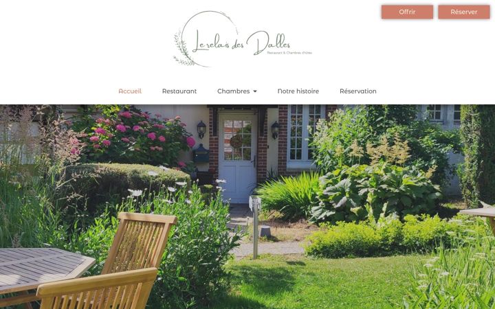 Screenshot of lerelaisdesdalles.fr