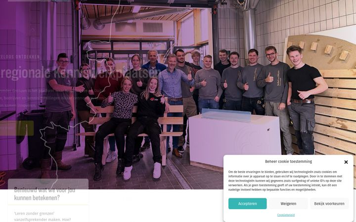 Screenshot of leren-zonder-grenzen.com