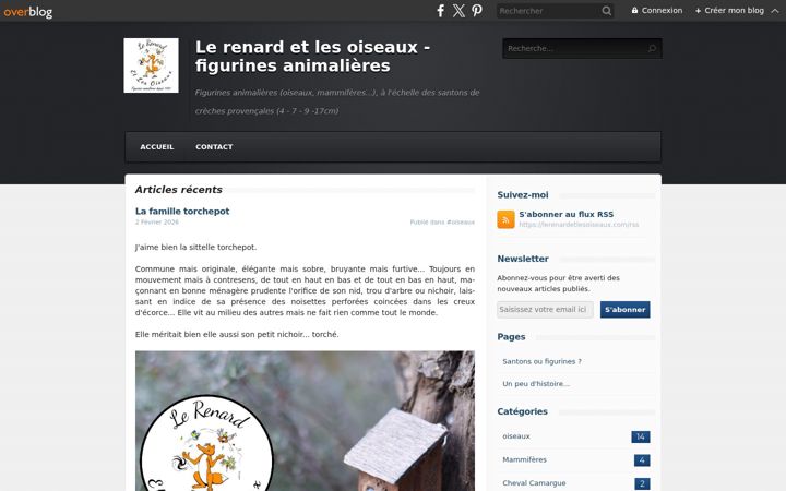 Screenshot of lerenardetlesoiseaux.com
