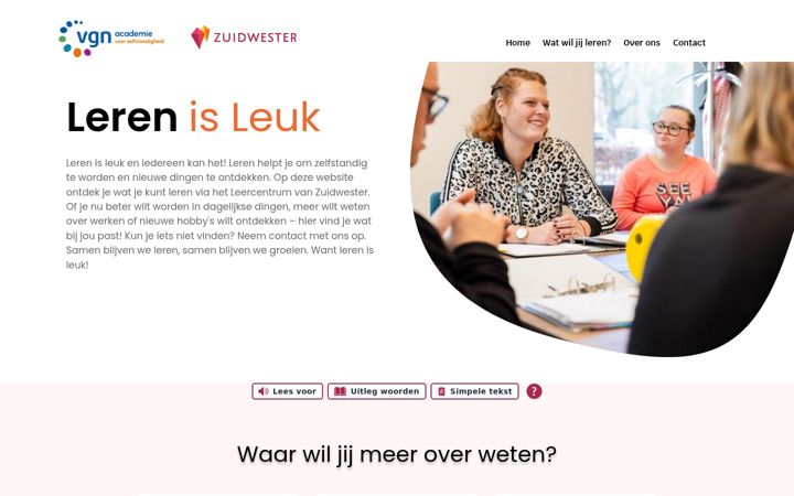 Screenshot of lerenisleuk.org