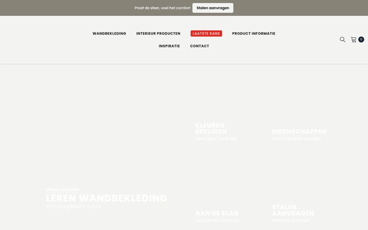 Screenshot of lerenwandbekleding.nl