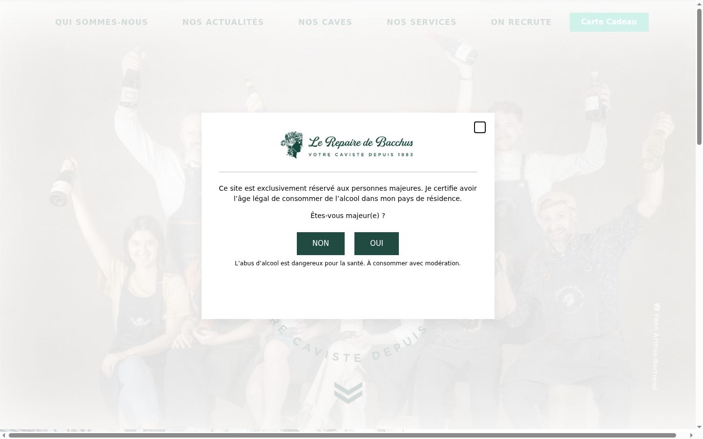 Screenshot des Einwilligungsbanners vor jeglicher Interaktion