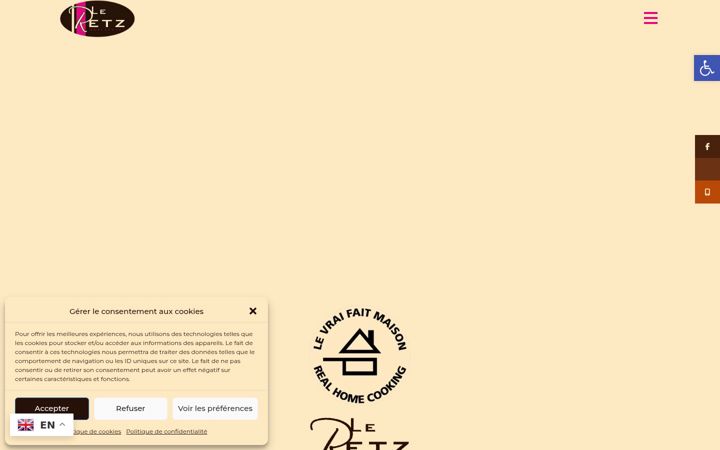 Screenshot of leretz.com