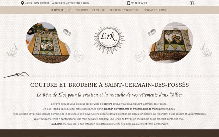 Screenshot of lerevedekloe.fr
