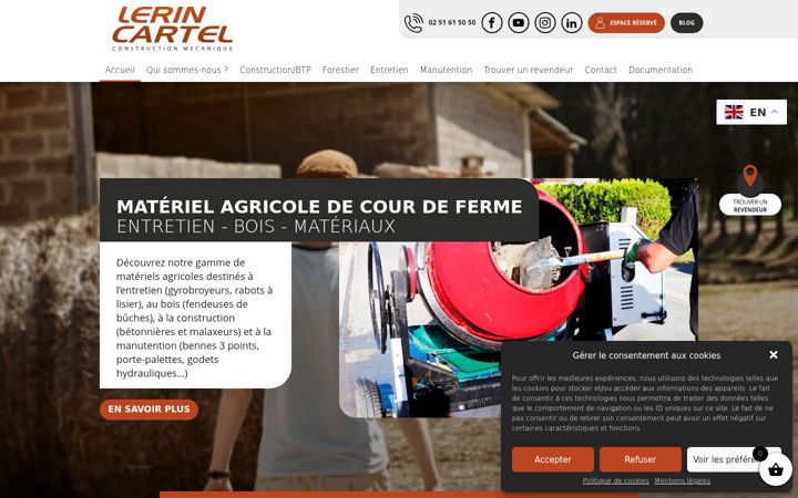 Screenshot of lerin-cartel.fr
