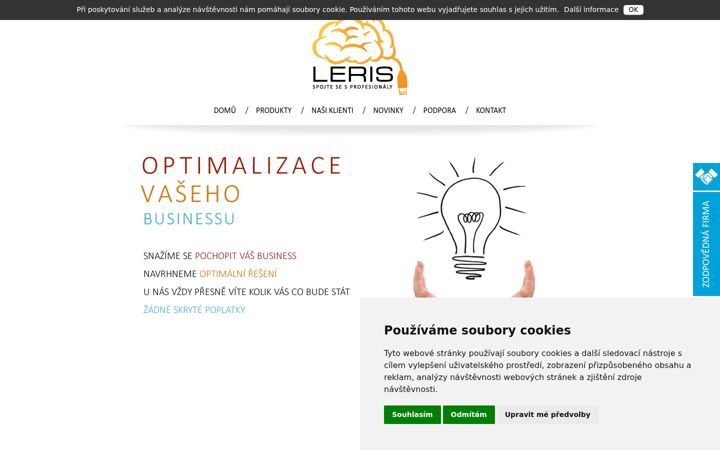 Screenshot of leris.cz