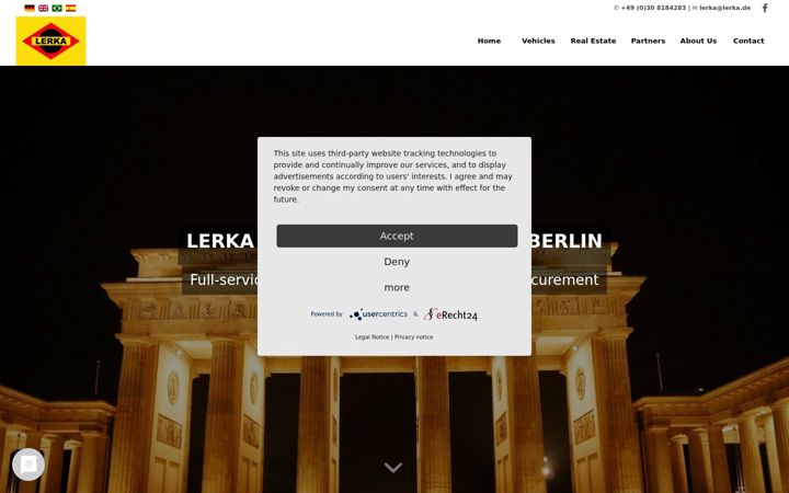 Screenshot of lerka.de