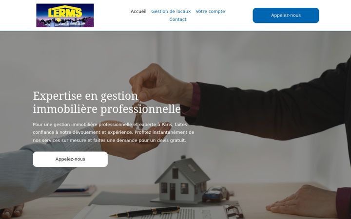 Screenshot of lerms.fr