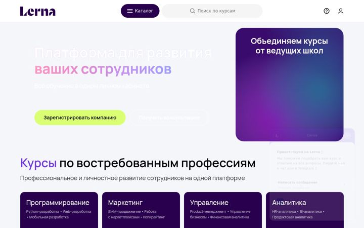 Skjámynd af lerna.ru