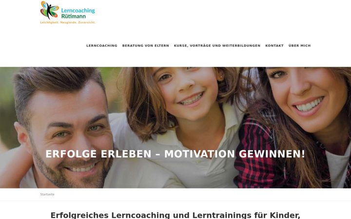 Screenshot of lerncoaching-ruetimann.ch
