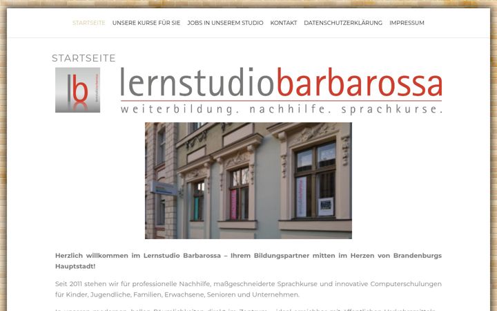 Screenshot of lernen-in-potsdam.de
