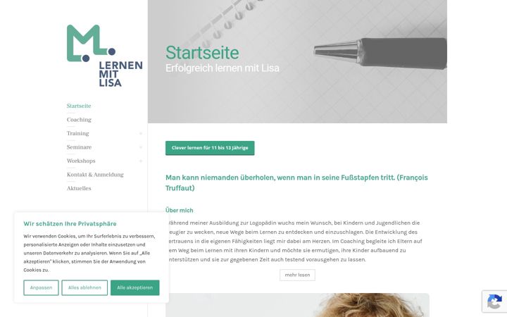 Screenshot of lernen-mit-lisa.ch