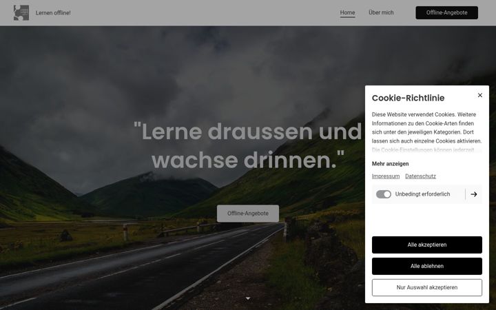 Screenshot of lernen-offline.at