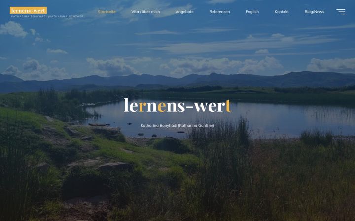 Screenshot of lernens-wert.de