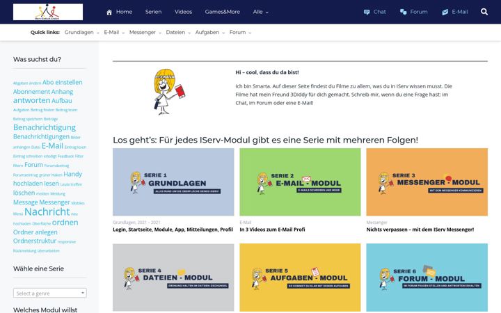 Screenshot of lernenwollen.de