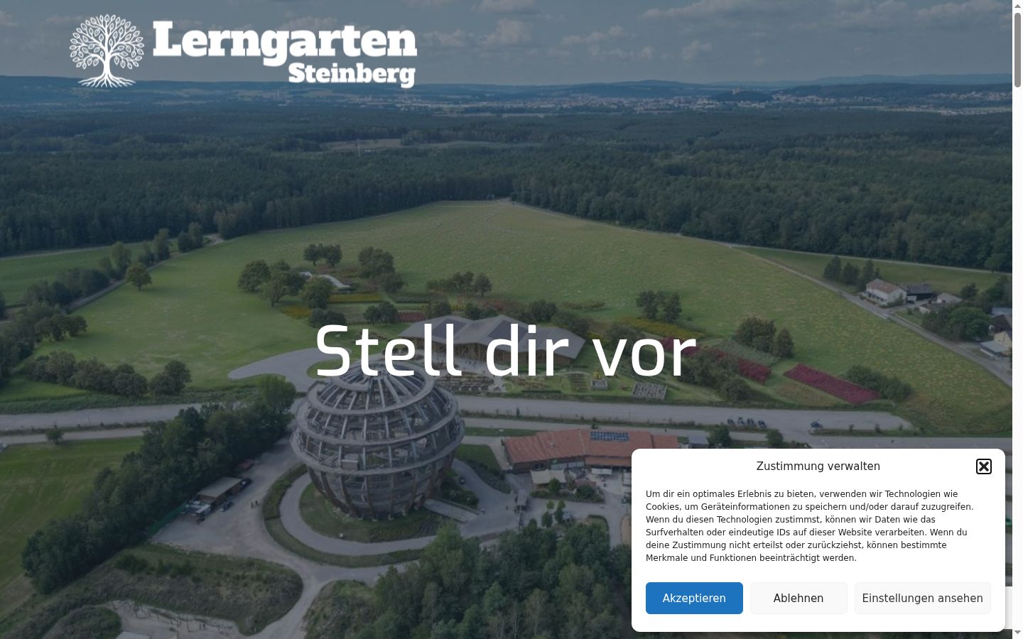 Ekrānuzņēmums ar piekrišanas baneri, kas tika rādīts pirms jebkādas mijiedarbības