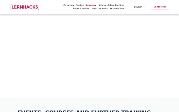 Screenshot of lernhacks-academy.de