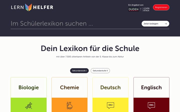 Screenshot ta' lernhelfer.de