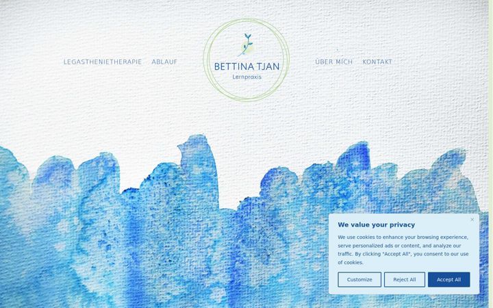 Screenshot of lernpraxis-tjan.de