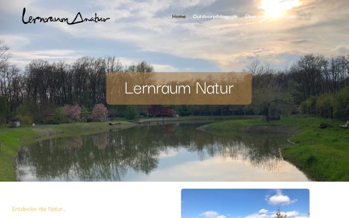 Screenshot of lernraum-natur.at