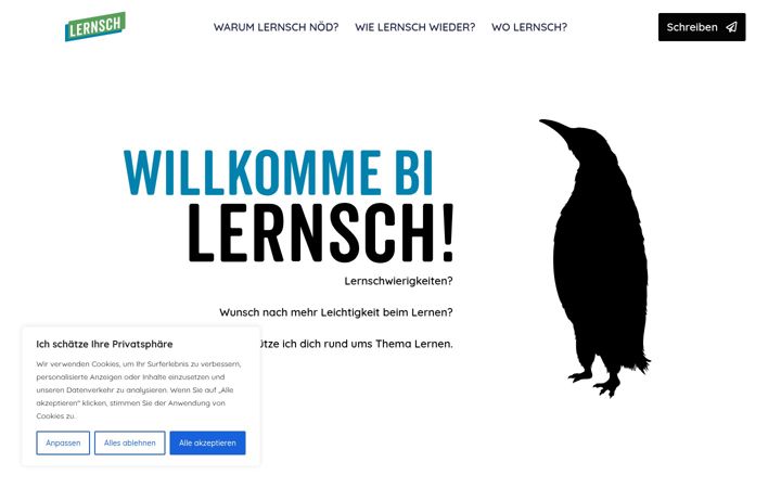 Screenshot of lernsch.ch
