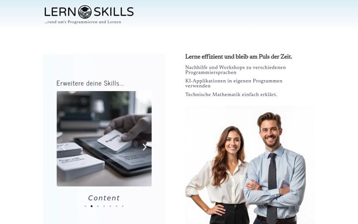 Screenshot of lernskills.de