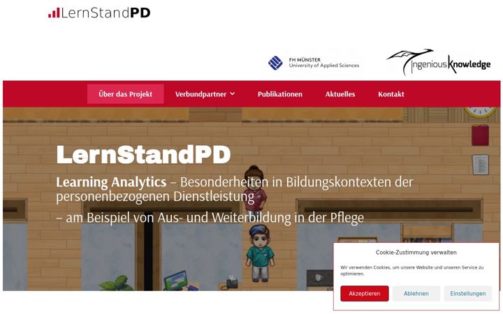 Screenshot of lernstandpd.de