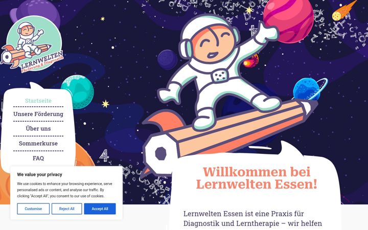 Screenshot of lernwelten-essen.de