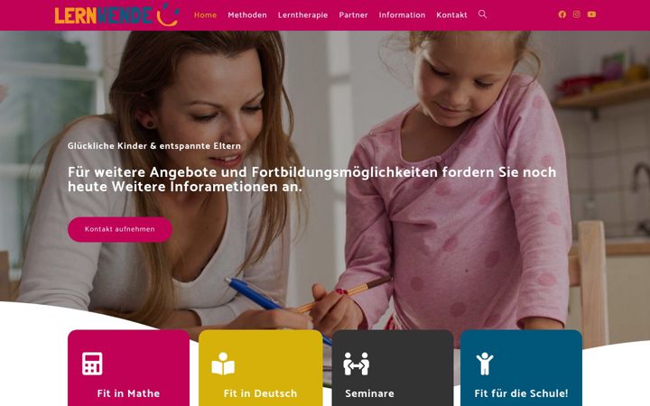 Screenshot of lernwende.de