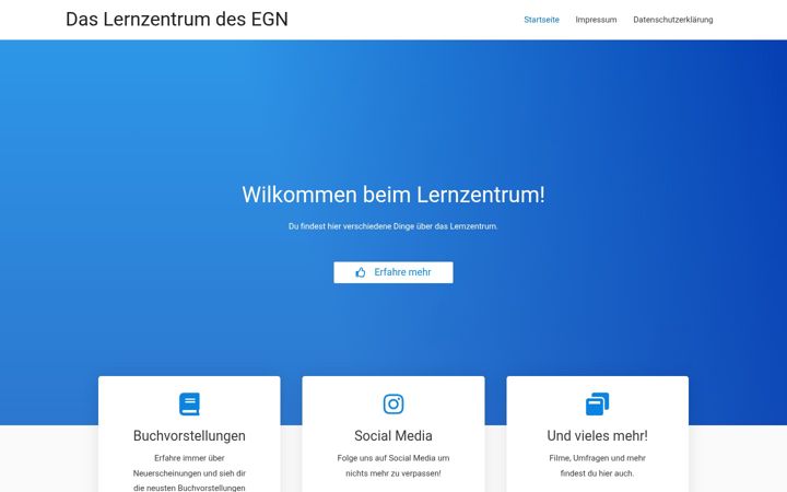 Screenshot of lernzentrum-egn.de
