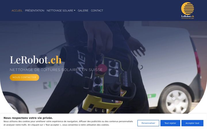 Screenshot of lerobot.ch