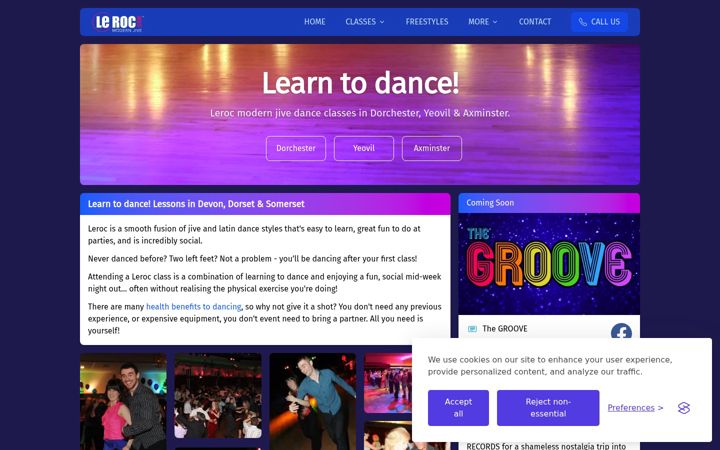 Screenshot of leroc.com