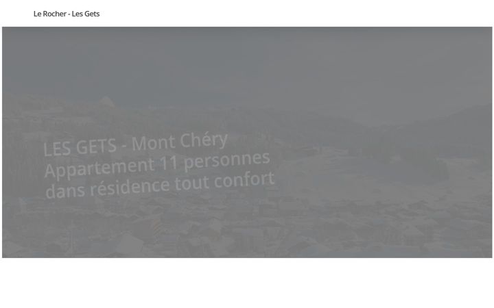 Screenshot of lerocher-lesgets.fr