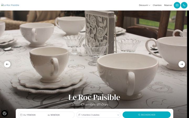 Screenshot of lerocpaisible.be