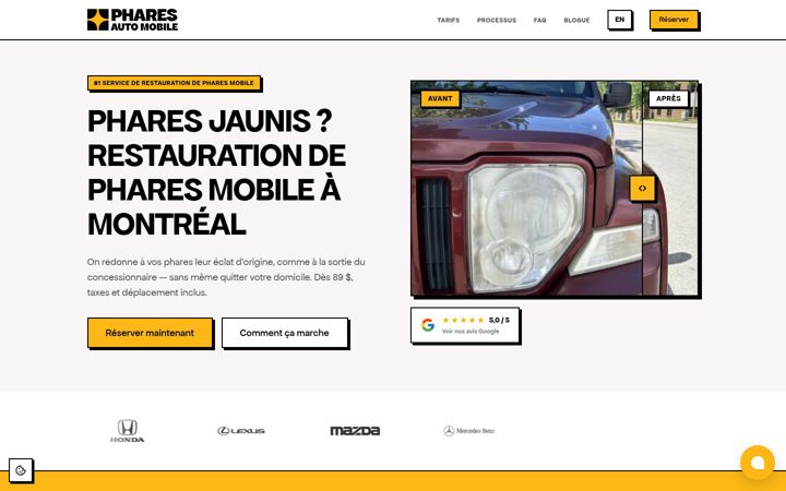 Screenshot of leroidesphares.ca