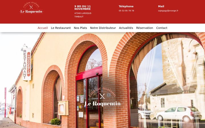 Screenshot of leroquentin47.fr