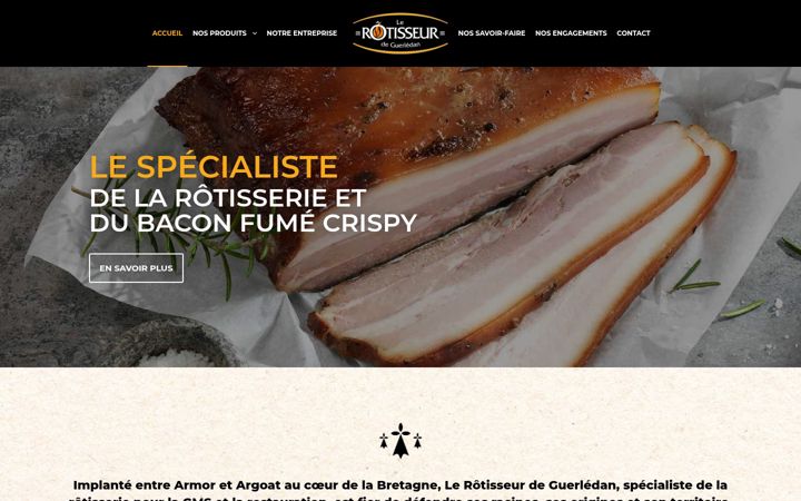 Screenshot of lerotisseurdeguerledan.fr