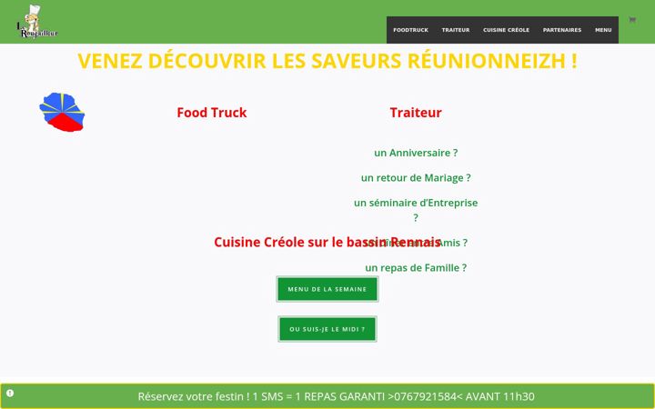Screenshot van lerougailleur.fr