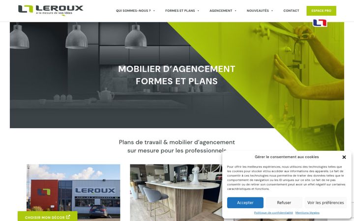 Screenshot of leroux-ouestproduction.fr
