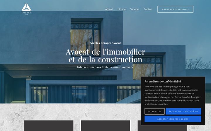 Screenshot of leroyer-avocat.ch