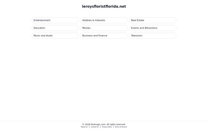Screenshot of leroysfloristflorida.net