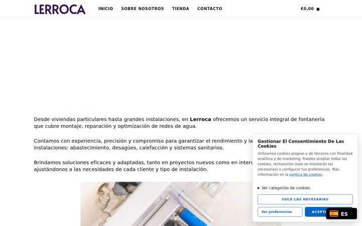 Screenshot of lerroca.com