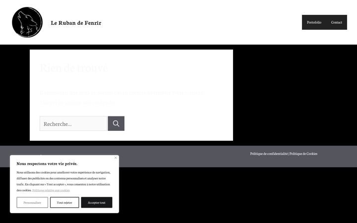 Screenshot of lerubandefenrir.fr