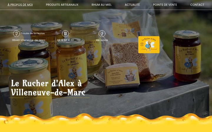 Screenshot of lerucherdalex.fr
