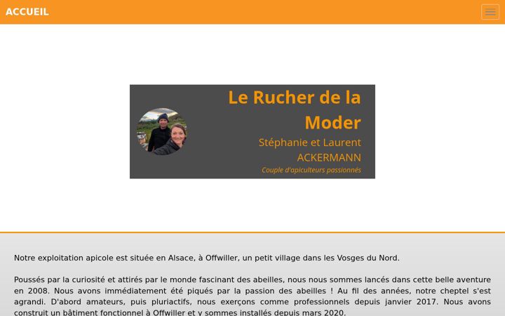 Screenshot of lerucherdelamoder.fr