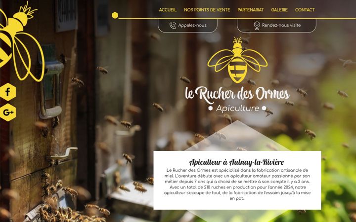 Screenshot of lerucherdesormes.fr