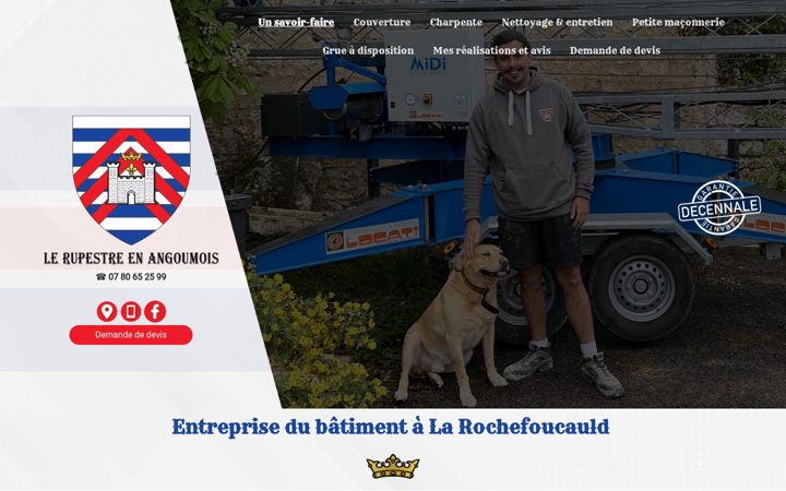 Screenshot of lerupestrecouverture.fr