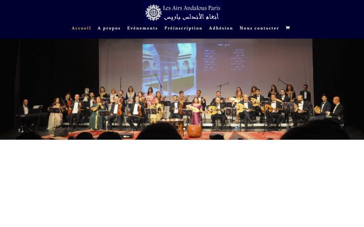 Screenshot of les-airs-andalous.com