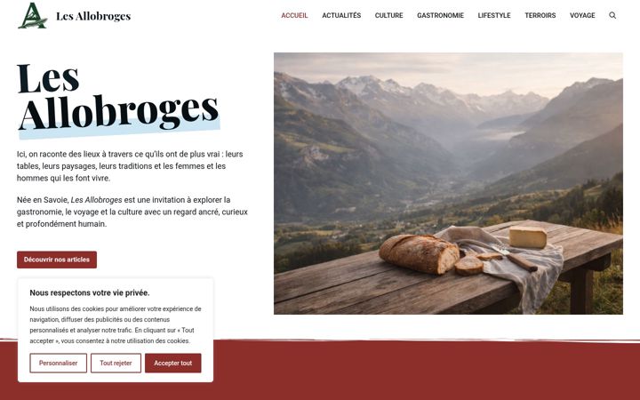 Screenshot of les-allobroges.fr