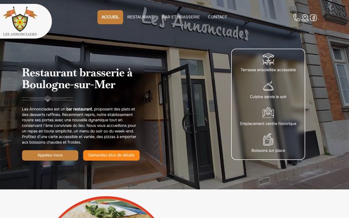 Screenshot of les-annonciades.fr
